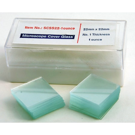 Glass Coverslips22Mm X 22Mm1Oz2